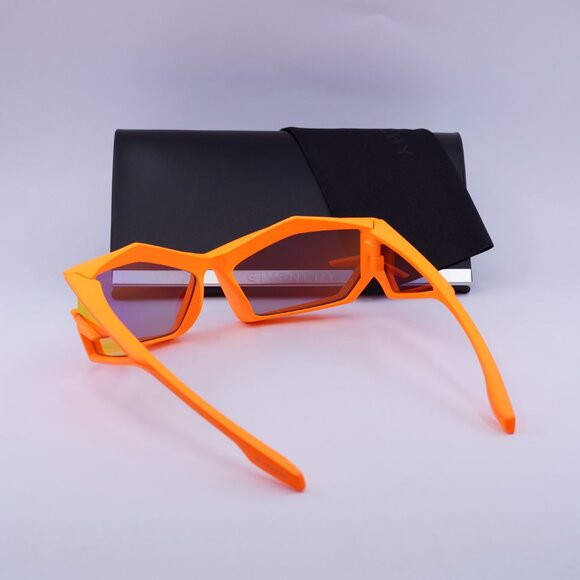 Givenchy GV40049U 43C Geometric Sunglasses - Orange/Orange Mirror - Picture 4 of 10